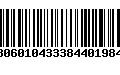 Código de Barras 43060104333844019843