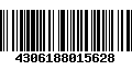 Código de Barras 4306188015628