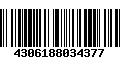 Código de Barras 4306188034377