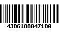 Código de Barras 4306188047100