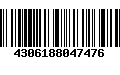 Código de Barras 4306188047476