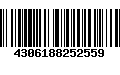 Código de Barras 4306188252559