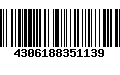 Código de Barras 4306188351139