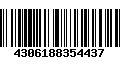 Código de Barras 4306188354437