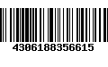 Código de Barras 4306188356615