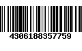 Código de Barras 4306188357759