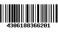 Código de Barras 4306188366201