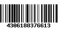 Código de Barras 4306188376613