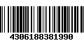 Código de Barras 4306188381990