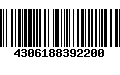 Código de Barras 4306188392200