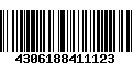 Código de Barras 4306188411123