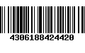 Código de Barras 4306188424420