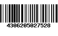 Código de Barras 4306205027528