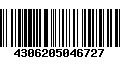 Código de Barras 4306205046727