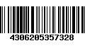 Código de Barras 4306205357328