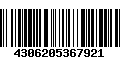 Código de Barras 4306205367921