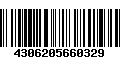 Código de Barras 4306205660329