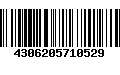 Código de Barras 4306205710529