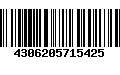 Código de Barras 4306205715425