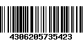 Código de Barras 4306205735423