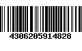 Código de Barras 4306205914828