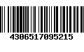 Código de Barras 4306517095215