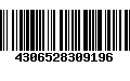 Código de Barras 4306528309196