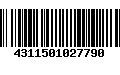 Código de Barras 4311501027790