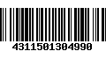 Código de Barras 4311501304990