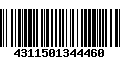 Código de Barras 4311501344460