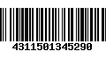 Código de Barras 4311501345290