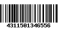 Código de Barras 4311501346556