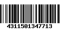 Código de Barras 4311501347713