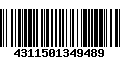 Código de Barras 4311501349489