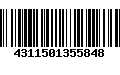 Código de Barras 4311501355848