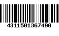 Código de Barras 4311501367490