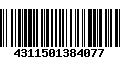 Código de Barras 4311501384077