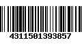 Código de Barras 4311501393857