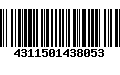 Código de Barras 4311501438053