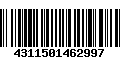 Código de Barras 4311501462997