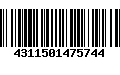 Código de Barras 4311501475744