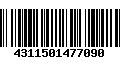 Código de Barras 4311501477090