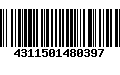 Código de Barras 4311501480397