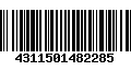 Código de Barras 4311501482285