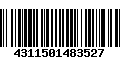 Código de Barras 4311501483527