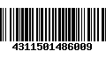 Código de Barras 4311501486009