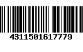 Código de Barras 4311501617779