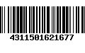 Código de Barras 4311501621677