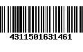 Código de Barras 4311501631461