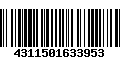 Código de Barras 4311501633953